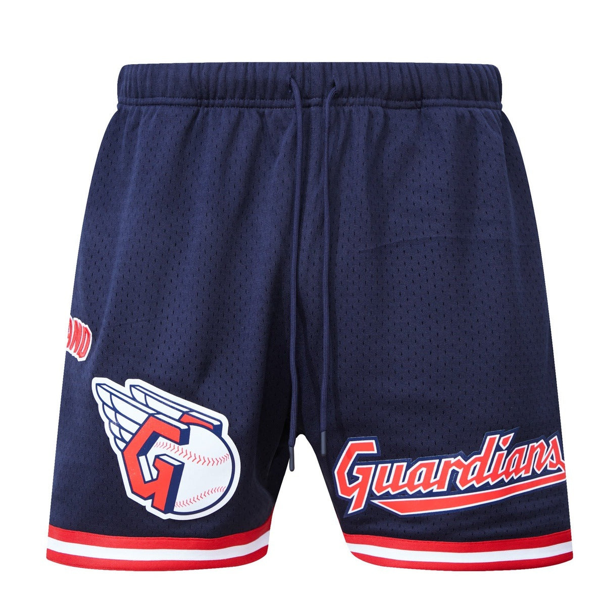 MLB CLEVELAND GUARDIANS MEN'S MESH SHORT (MIDNIGHT NAVY/RED)