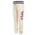 MLB CLEVELAND GUARDIANS RETRO CLASSIC MEN'S SWEATPANT (EGGSHELL/ MIDNIGHT NAVY)