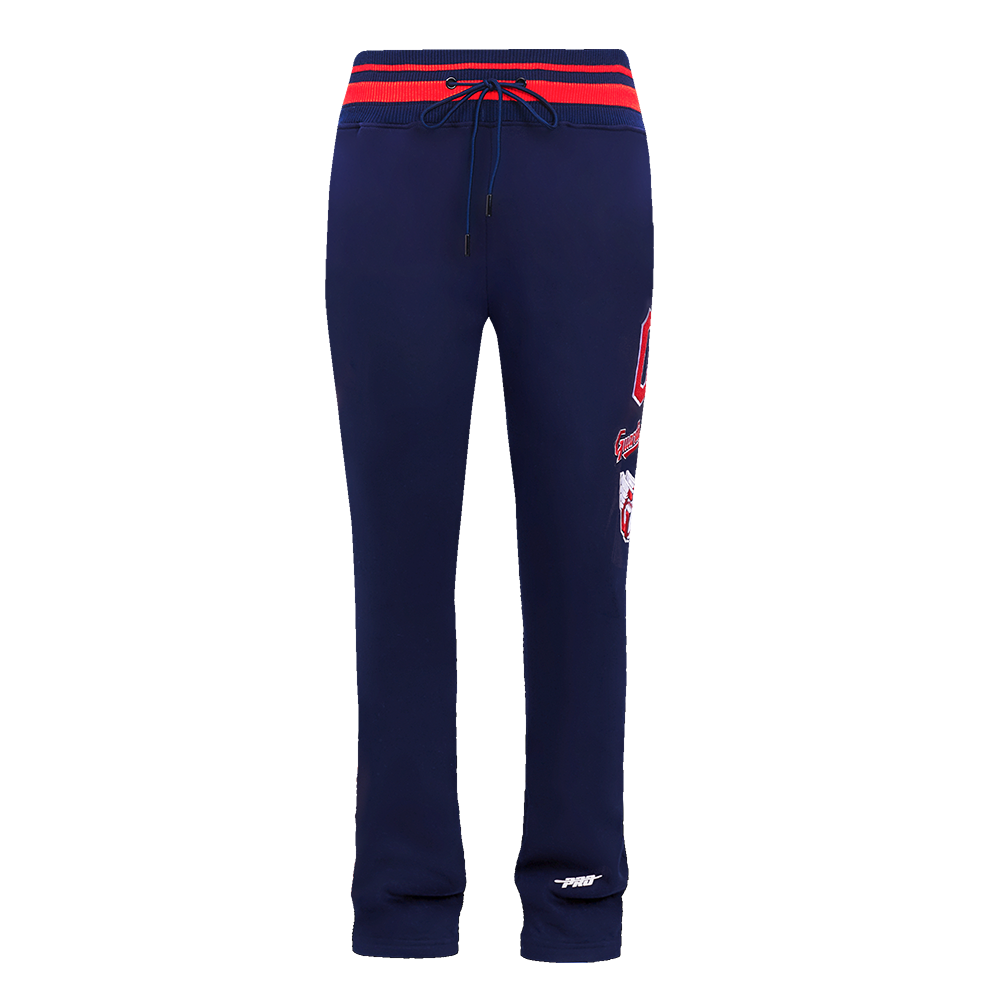 MLB CLEVELAND GUARDIANS RETRO CLASSIC MEN'S SWEATPANT (MIDNIGHT NAVY/RED/MIDNIGHT NAVY)