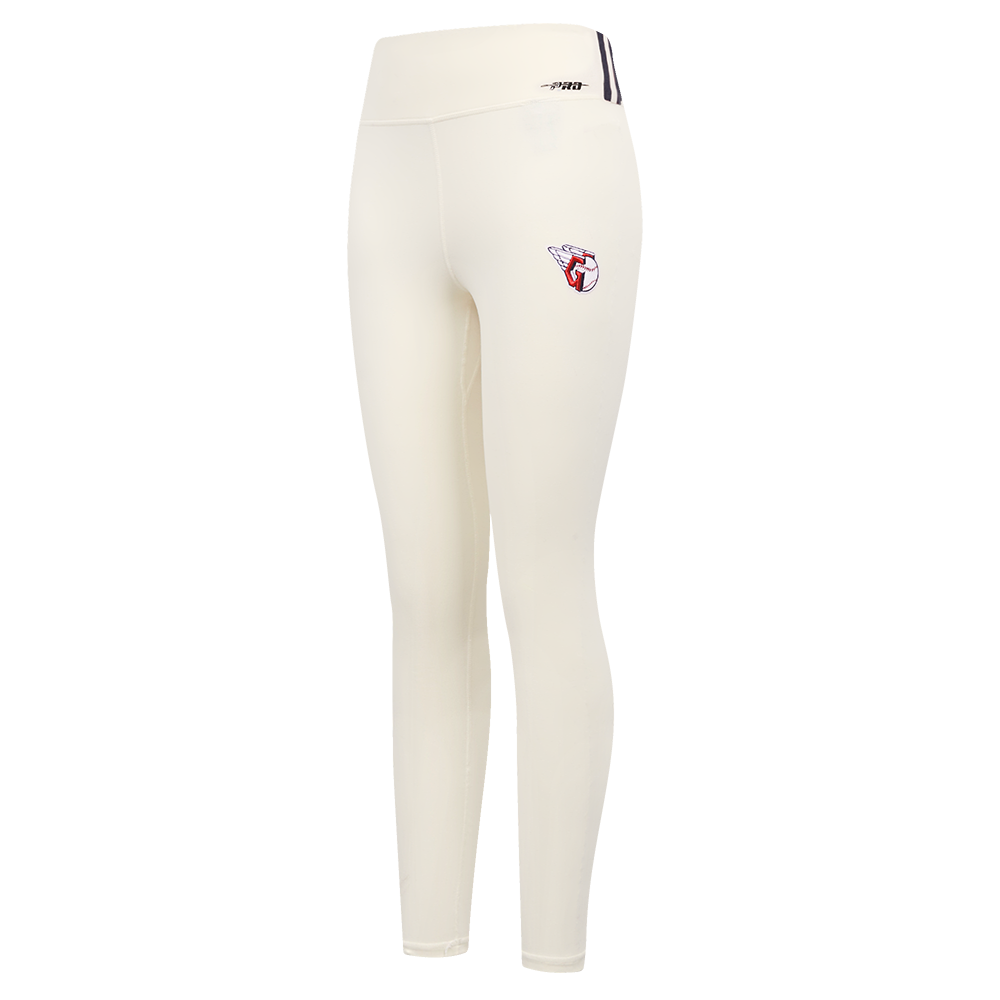 MLB CLEVELAND GUARDIANS RETRO CLASSIC LEGGING EN JERSEY POUR FEMME (COQUILLE D'ŒUF)
