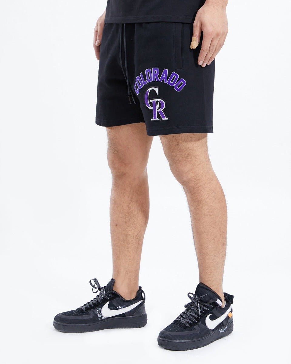 MLB COLORADO ROCKIES CLASSIC MEN'S SHORT (BLACK)