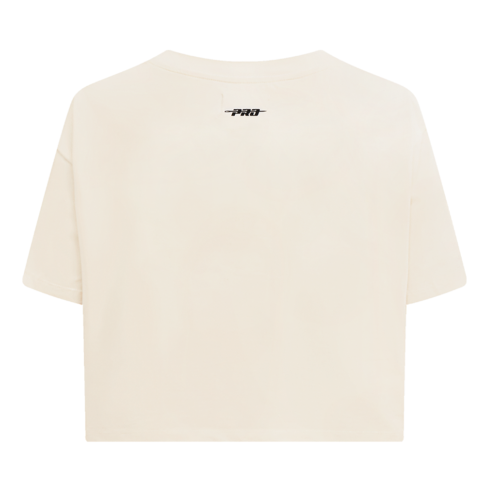 MLB COLORADO ROCKIES RETRO CLASSIC WOMEN'S BOXY TOP (EGGSHELL)