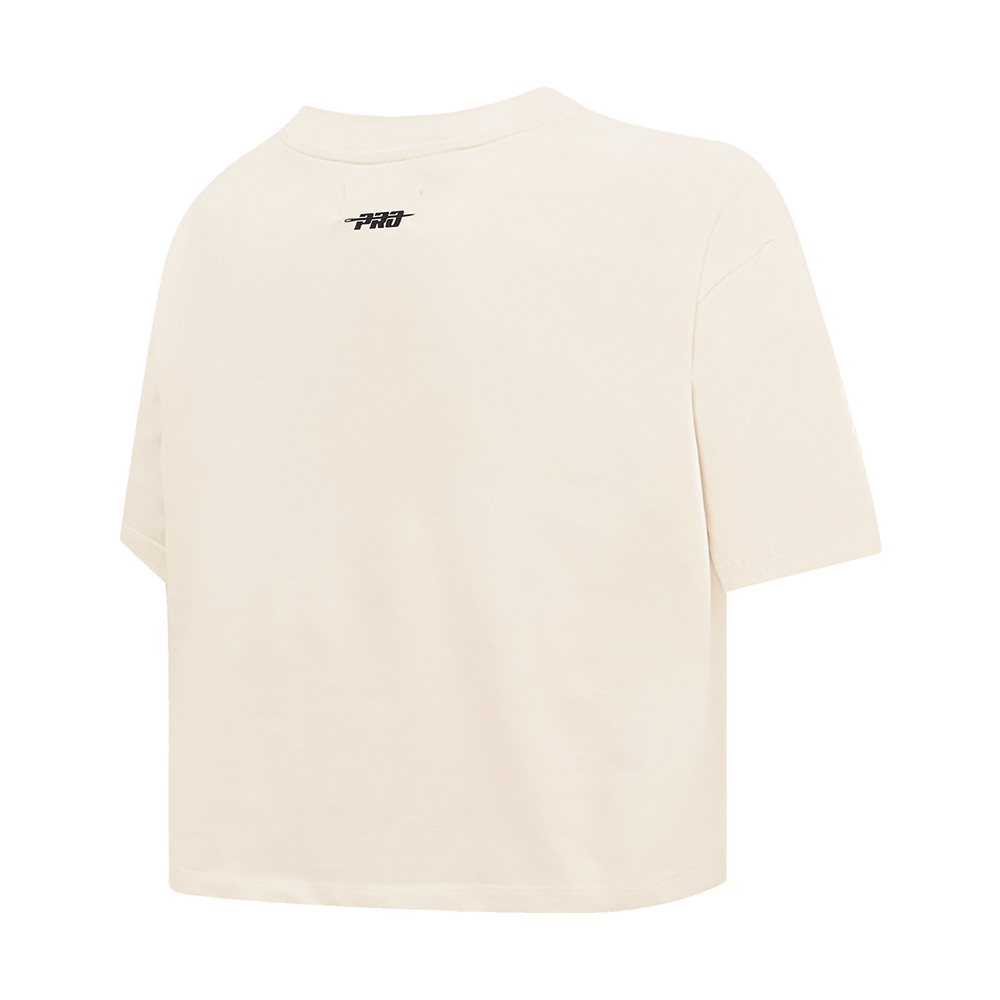 MLB COLORADO ROCKIES RETRO CLASSIC WOMEN'S BOXY TOP (EGGSHELL)