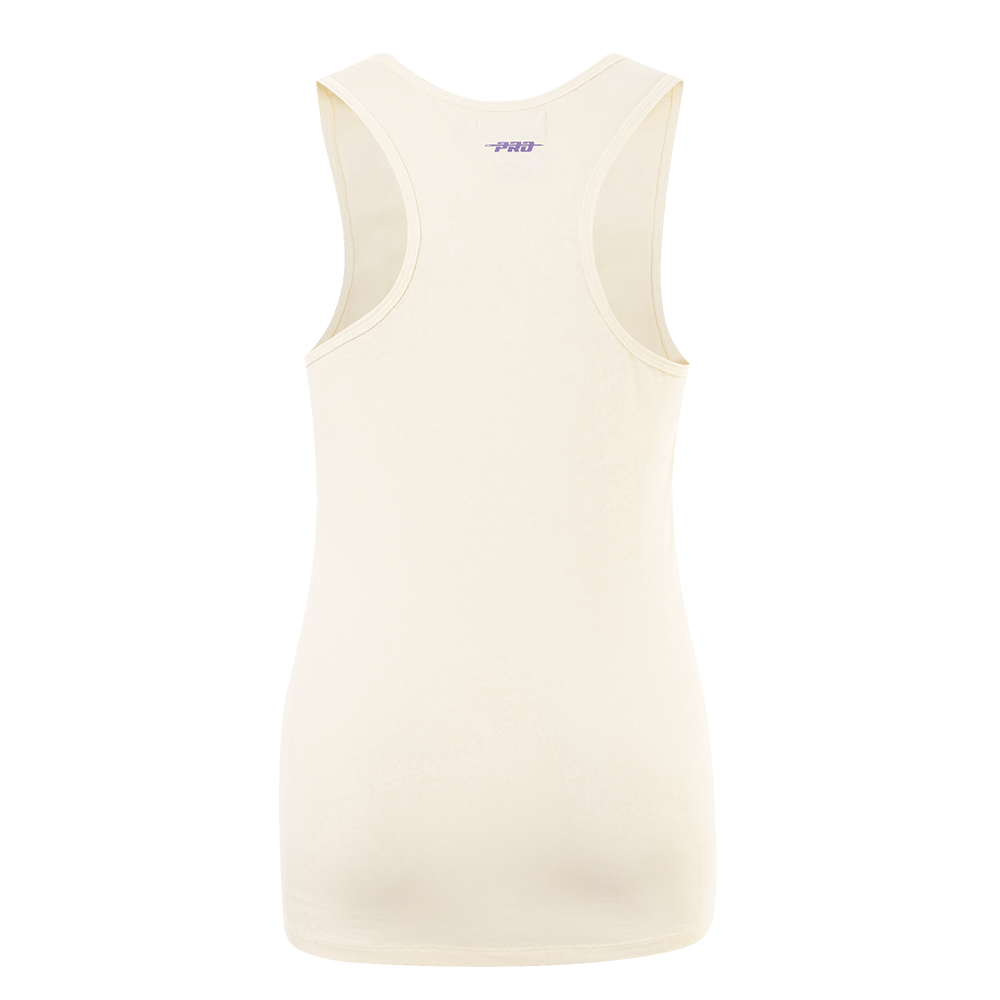 MLB COLORADO ROCKIES TRIPLE TONAL CAMISOLE DOS NAGEUR À COUPE DÉCONTRACTÉE POUR FEMME (COQUILLE D'ŒUF)