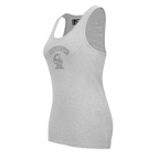 MLB COLORADO ROCKIES TRIPLE TONAL CAMISOLE DOS NAGEUR À COUPE DÉCONTRACTÉE POUR FEMME (GRIS CHINÉ)