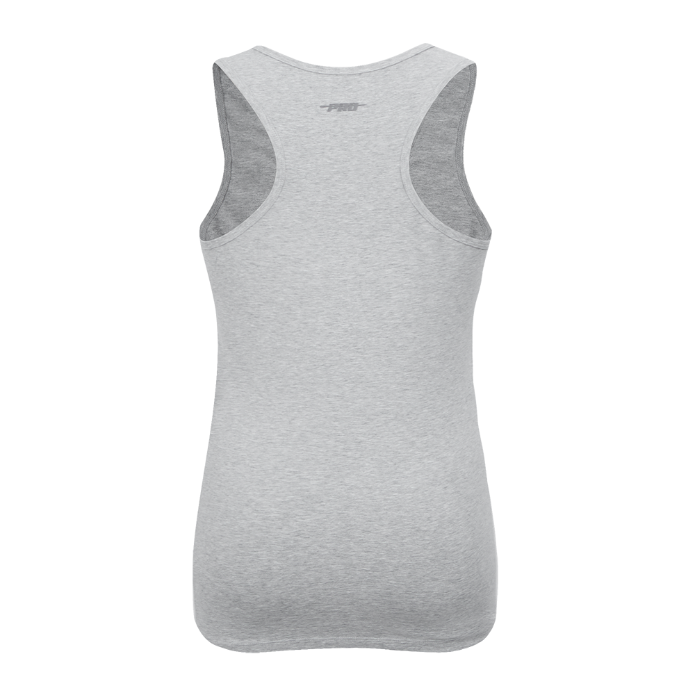 MLB COLORADO ROCKIES TRIPLE TONAL CAMISOLE DOS NAGEUR À COUPE DÉCONTRACTÉE POUR FEMME (GRIS CHINÉ)