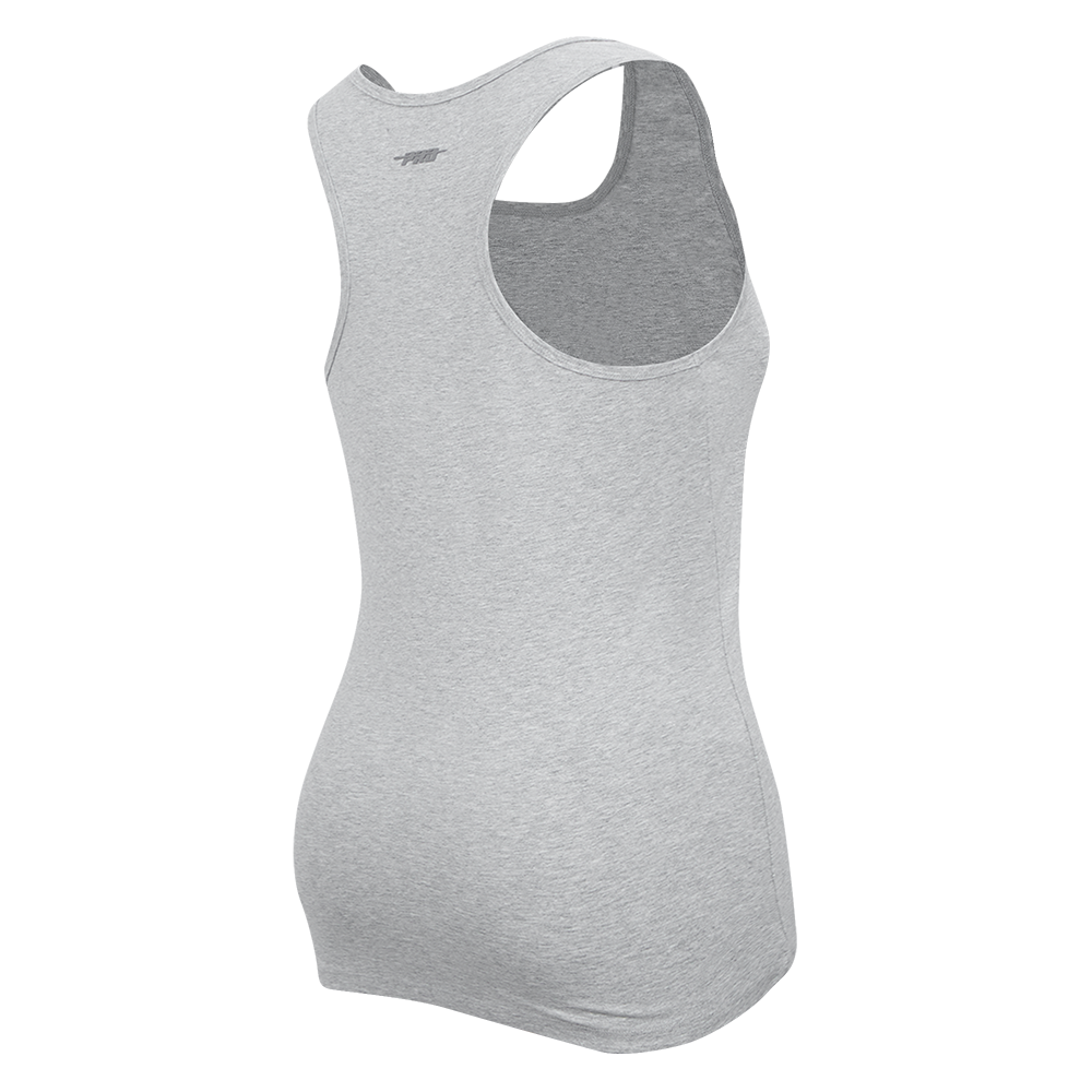 MLB COLORADO ROCKIES TRIPLE TONAL CAMISOLE DOS NAGEUR À COUPE DÉCONTRACTÉE POUR FEMME (GRIS CHINÉ)