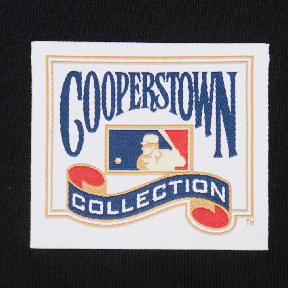 MLB COLORADO ROCKIES RETRO CLASSIC CHANDAIL À CAPUCHON COURT CÔTELÉ POUR FEMME (NOIR)