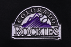 MLB COLORADO ROCKIES RETRO CLASSIC WOMEN'S RIB CREWNECK (BLACK)