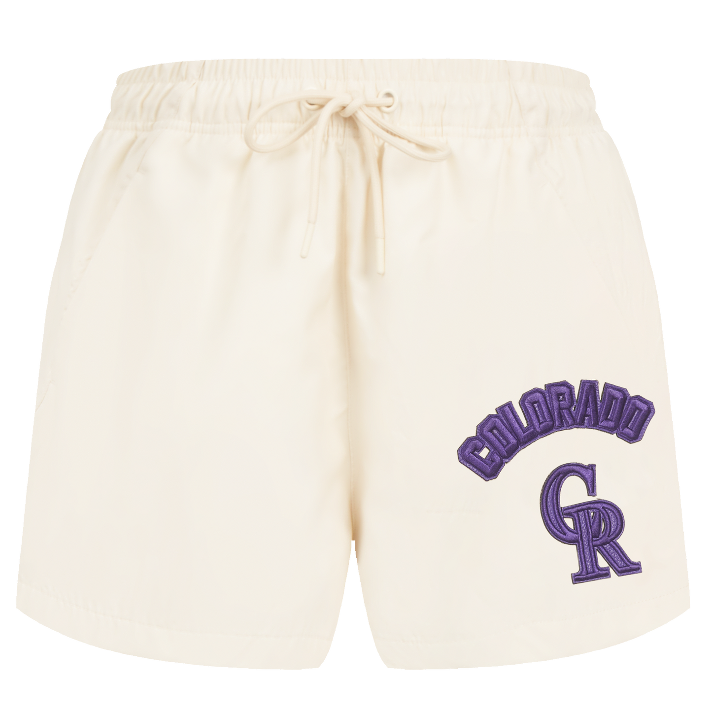 MLB COLORADO ROCKIES TRIPLE TONAL WOMEN'S WOVEN SHORT (GRAY)