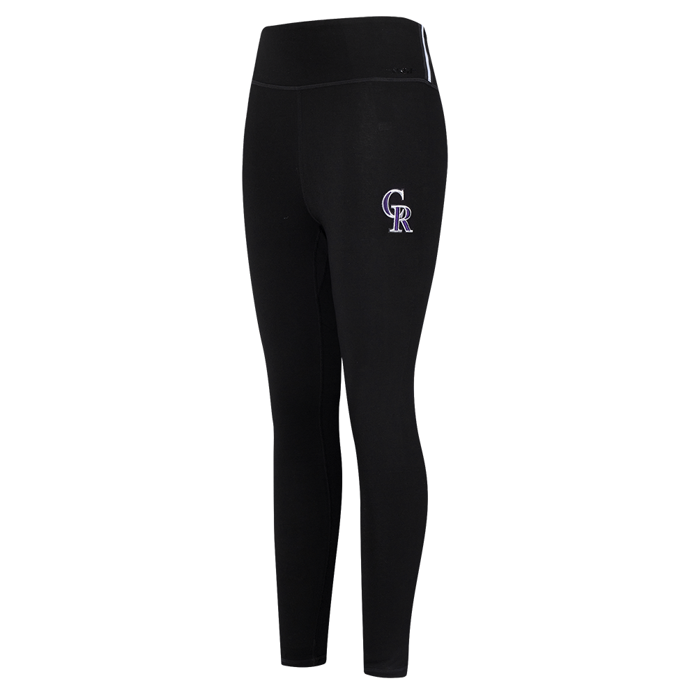 MLB COLORADO ROCKIES RETRO CLASSICS WOMEN'S LEGGING (BLACK)