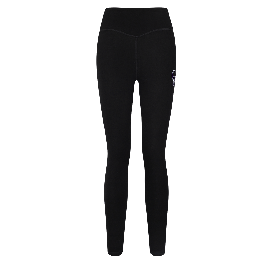 MLB COLORADO ROCKIES RETRO CLASSICS WOMEN'S LEGGING (BLACK)