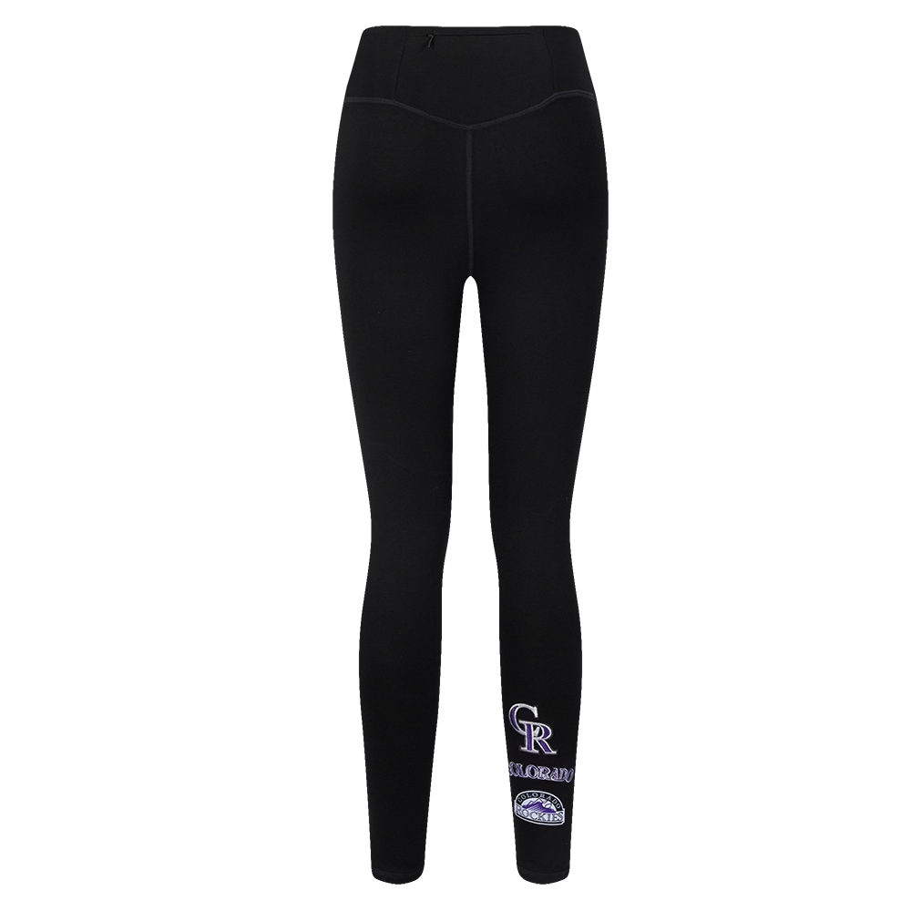 MLB COLORADO ROCKIES RETRO CLASSICS WOMEN'S LEGGING (BLACK)