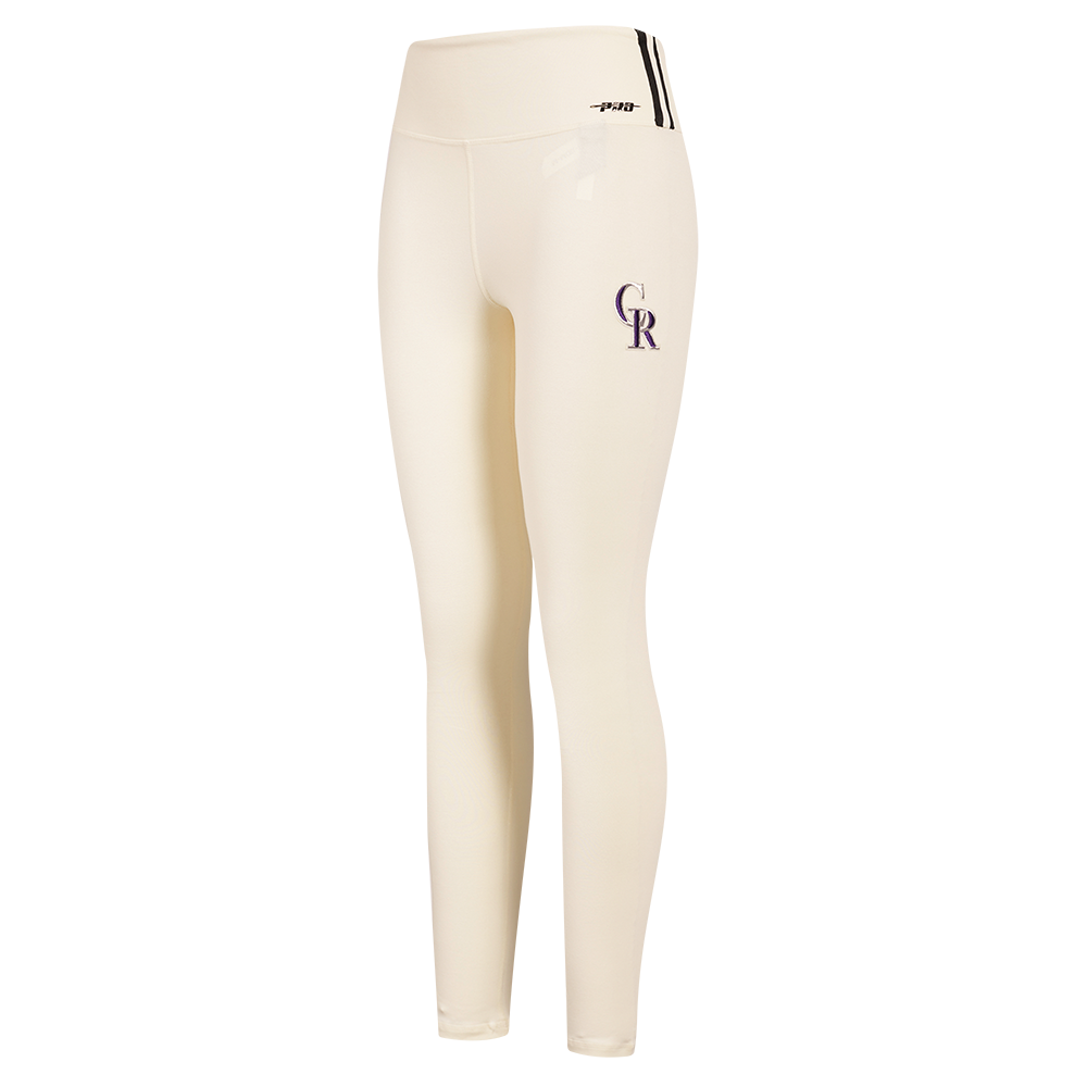 MLB COLORADO ROCKIES RETRO CLASSIC LEGGING EN JERSEY POUR FEMME (COQUILLE D'ŒUF)
