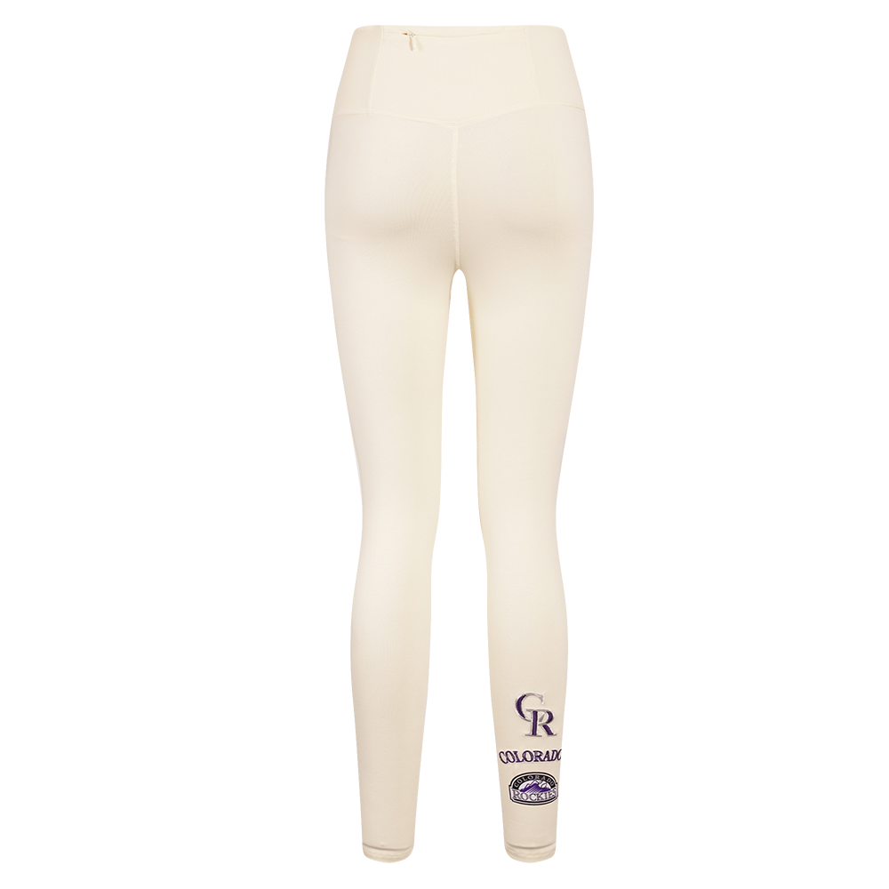 MLB COLORADO ROCKIES RETRO CLASSIC LEGGING EN JERSEY POUR FEMME (COQUILLE D'ŒUF)