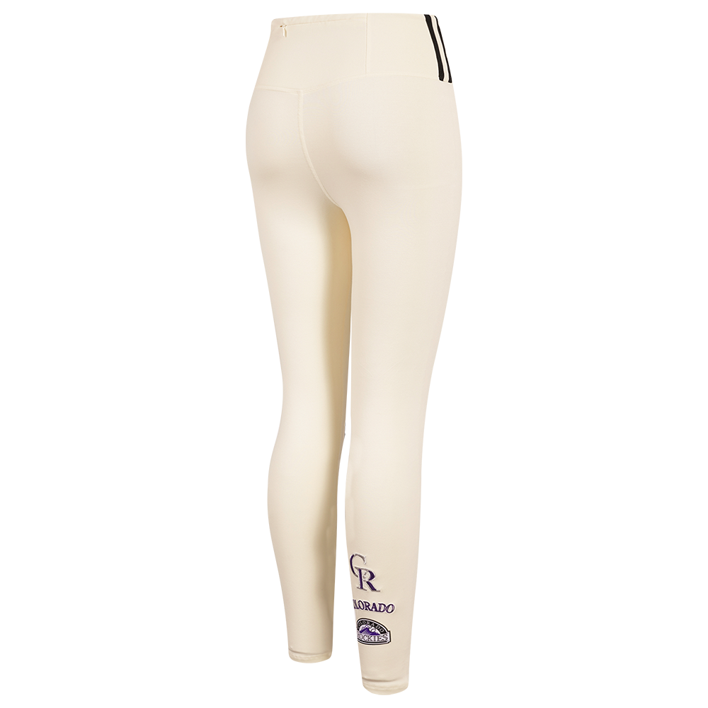 MLB COLORADO ROCKIES RETRO CLASSIC LEGGING EN JERSEY POUR FEMME (COQUILLE D'ŒUF)