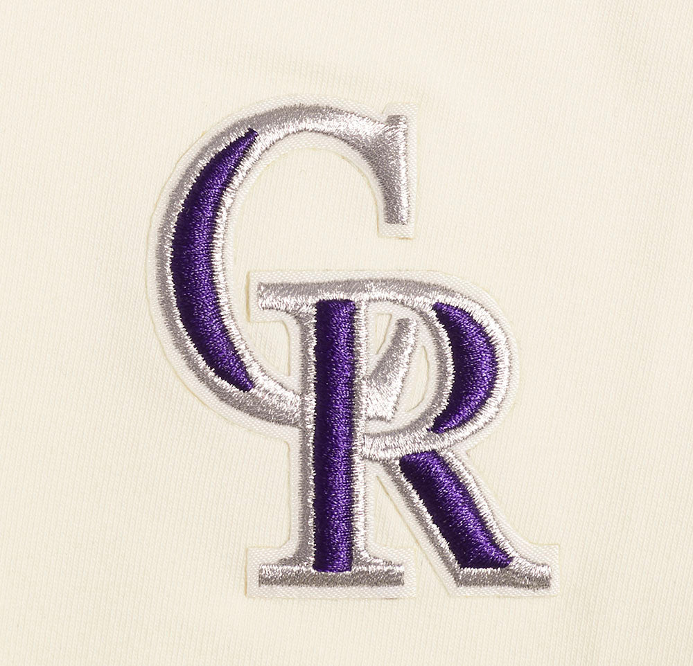 MLB COLORADO ROCKIES RETRO CLASSIC LEGGING EN JERSEY POUR FEMME (COQUILLE D'ŒUF)