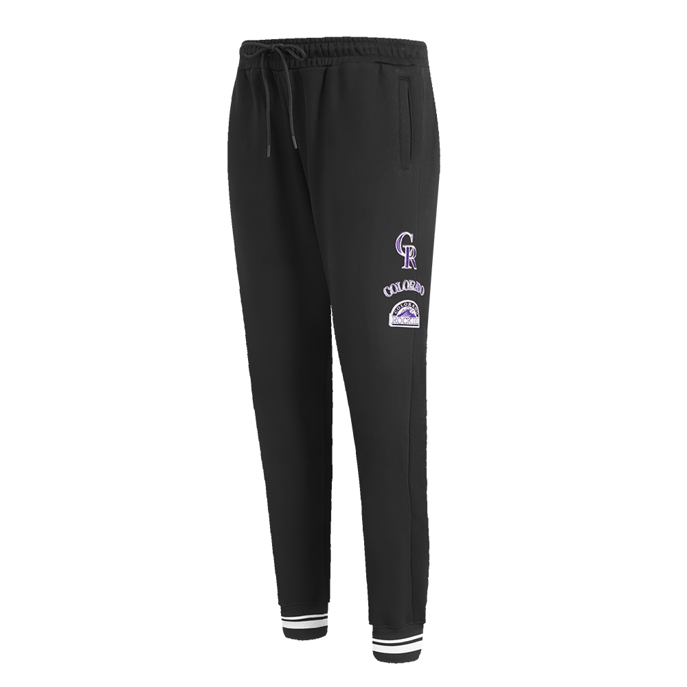 MLB COLORADO ROCKIES RETRO CLASSIC PANTALON OUATÉ CÔTELÉ POUR FEMME (NOIR)