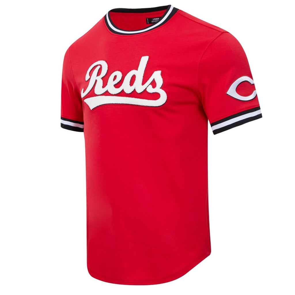 MLB CINCINNATI REDS CLASSIC CHENILLE HAUT POUR HOMME (ROUGE)