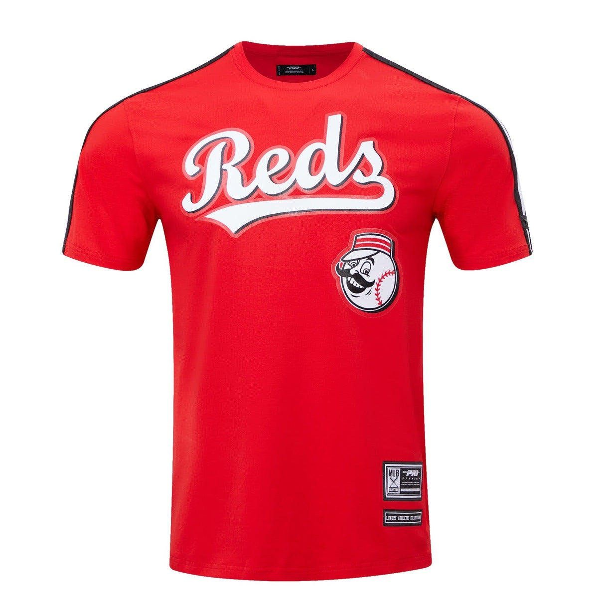 MLB CINCINNATI REDS LOGO PRO TEAM MEN'S TAPING TOP (RED/BLACK)