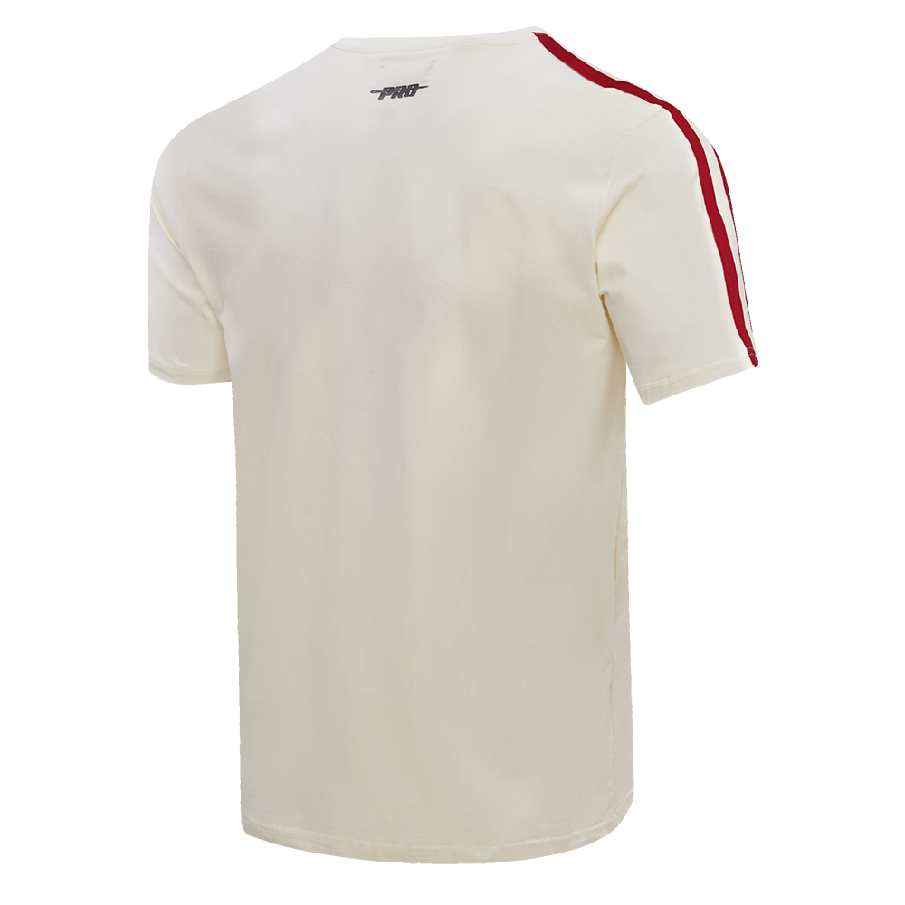 MLB CINCINNATI REDS RETRO CLASSIC HAUT À RAYURES POUR HOMME (COQUILLE D'ŒUF/ROUGE)