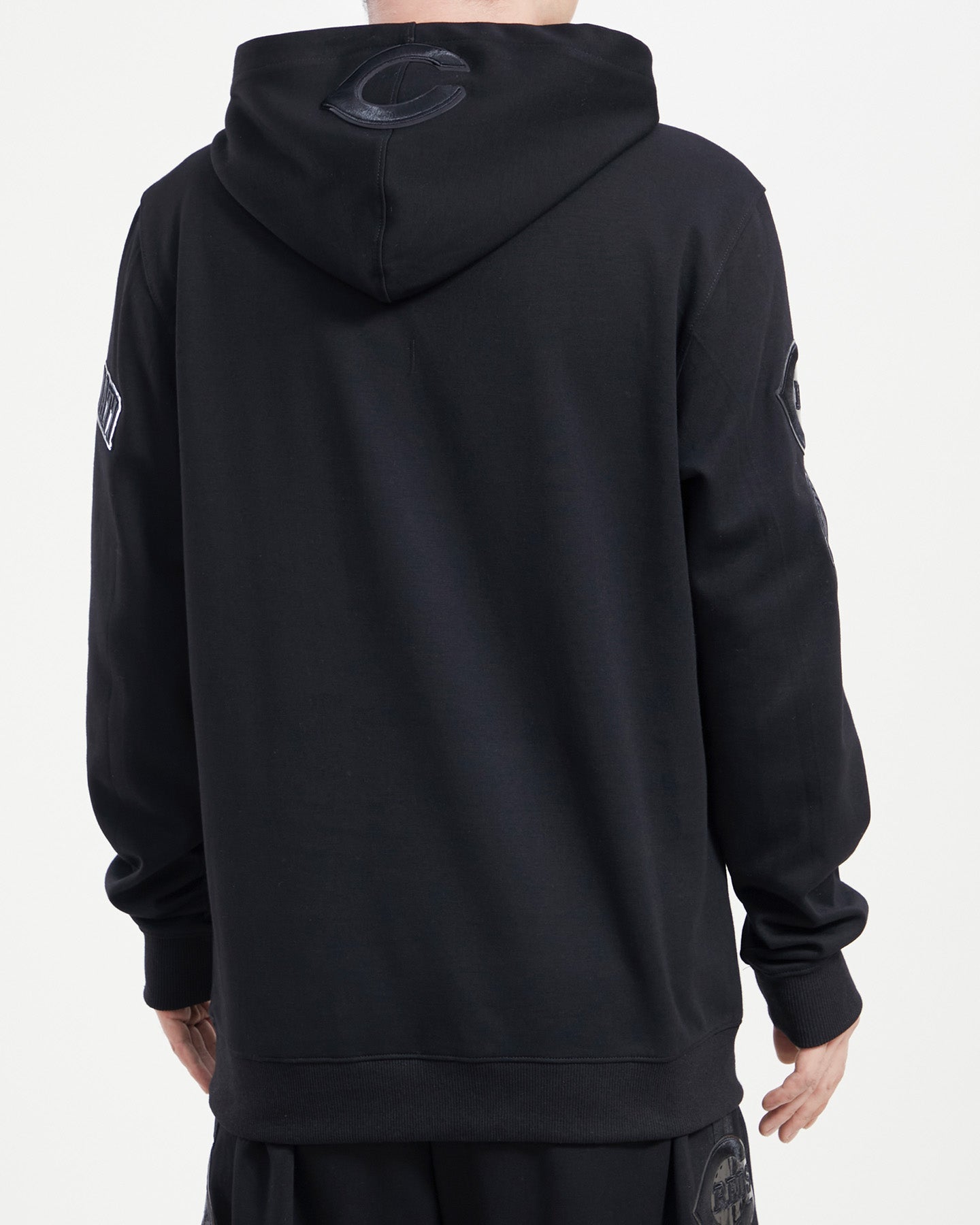 MLB CINCINNATI REDS TRIPLE BLACK MEN'S PO HOODIE (TRIPLE BLACK)