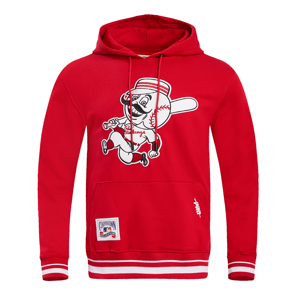 MLB CINCINNATI REDS RETRO CLASSIC CHANDAIL À CAPUCHON POUR HOMME (ROUGE)