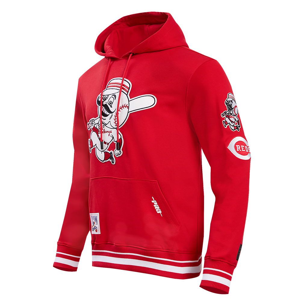 MLB CINCINNATI REDS RETRO CLASSIC CHANDAIL À CAPUCHON POUR HOMME (ROUGE)