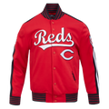 MLB CINCINNATI REDS CURRENT LOGO PRO GAME DAY MEN'S DK JACKET (RED/BLACK/WHITE)