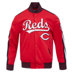 MLB CINCINNATI REDS CURRENT LOGO PRO GAME DAY MEN'S DK JACKET (RED/BLACK/WHITE)