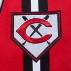 MLB CINCINNATI REDS CURRENT LOGO PRO GAME DAY MEN'S DK JACKET (RED/BLACK/WHITE)