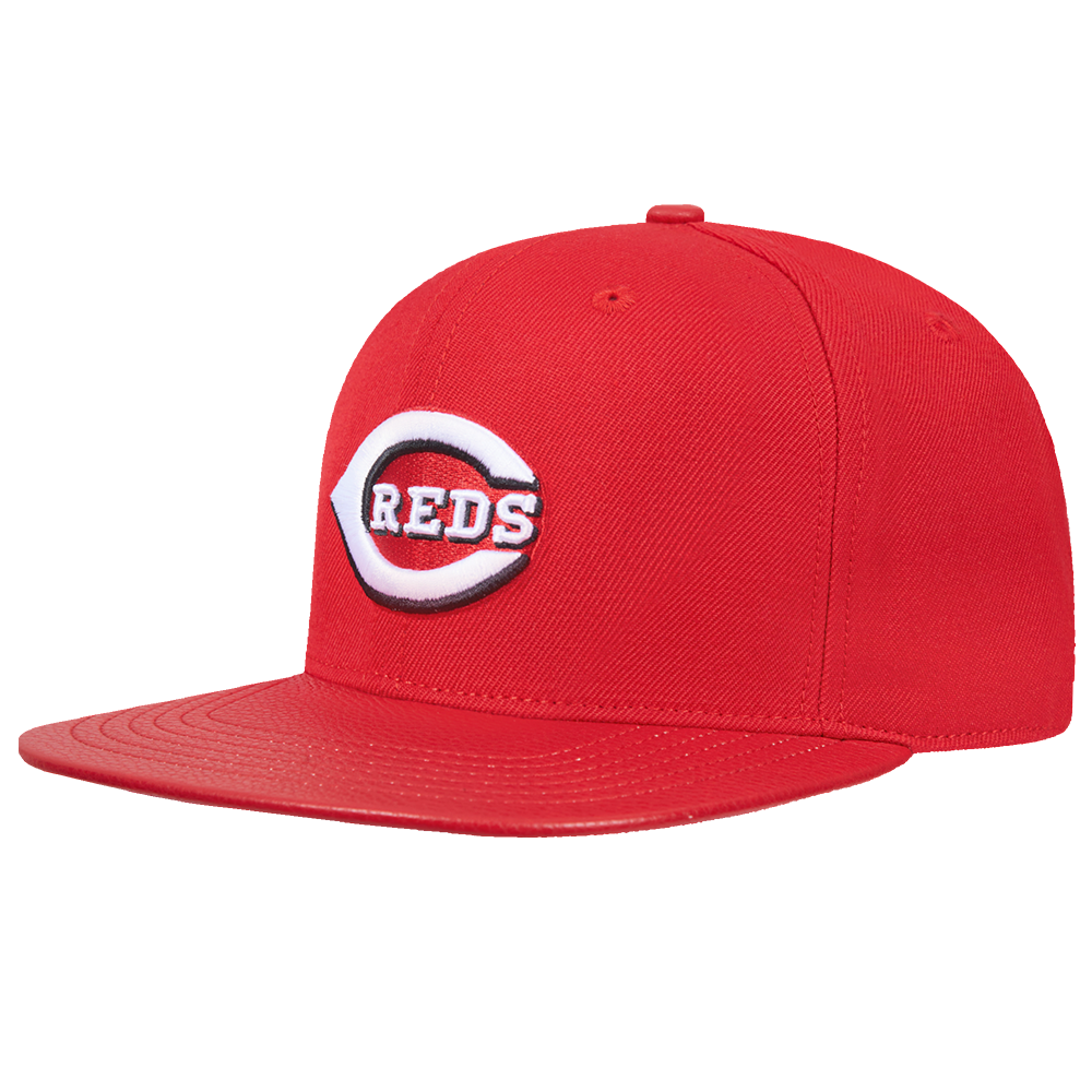 MLB CINCINNATI REDS SCRIPT TAIL WOOL STRAPBACK (RED)