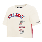 MLB CINCINNATI REDS RETRO CLASSICS WOMEN'S SHIRT (EGGSHELL)