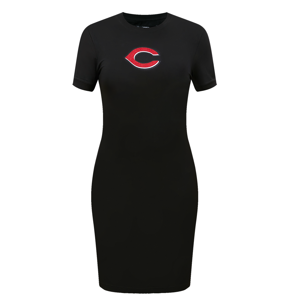 MLB CINCINNATI REDS CLASSIC WOMEN'S BODYCON DRESS (BLACK)