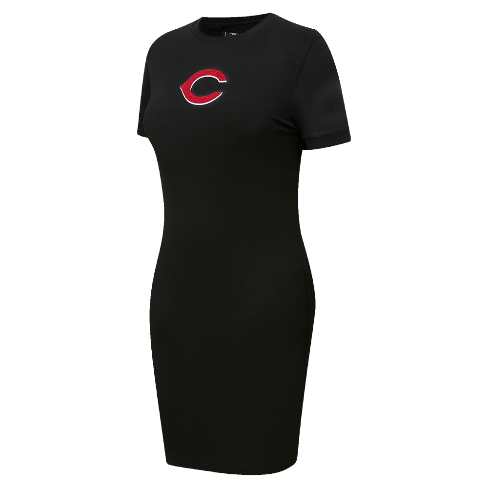 MLB CINCINNATI REDS CLASSIC WOMEN'S BODYCON DRESS (BLACK)