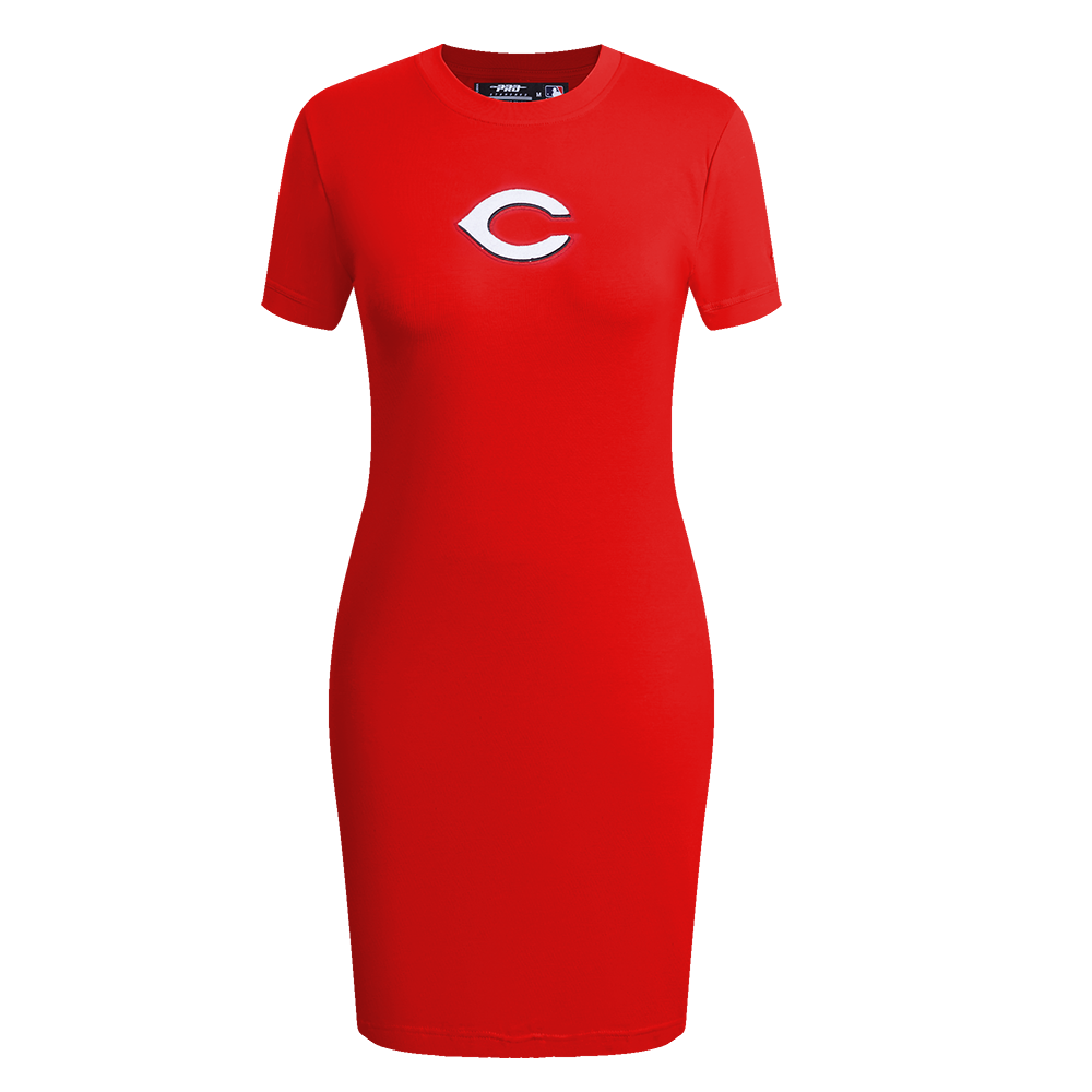 MLB CINCINNATI REDS CLASSIC WOMEN'S BODYCON DRESS (RED)