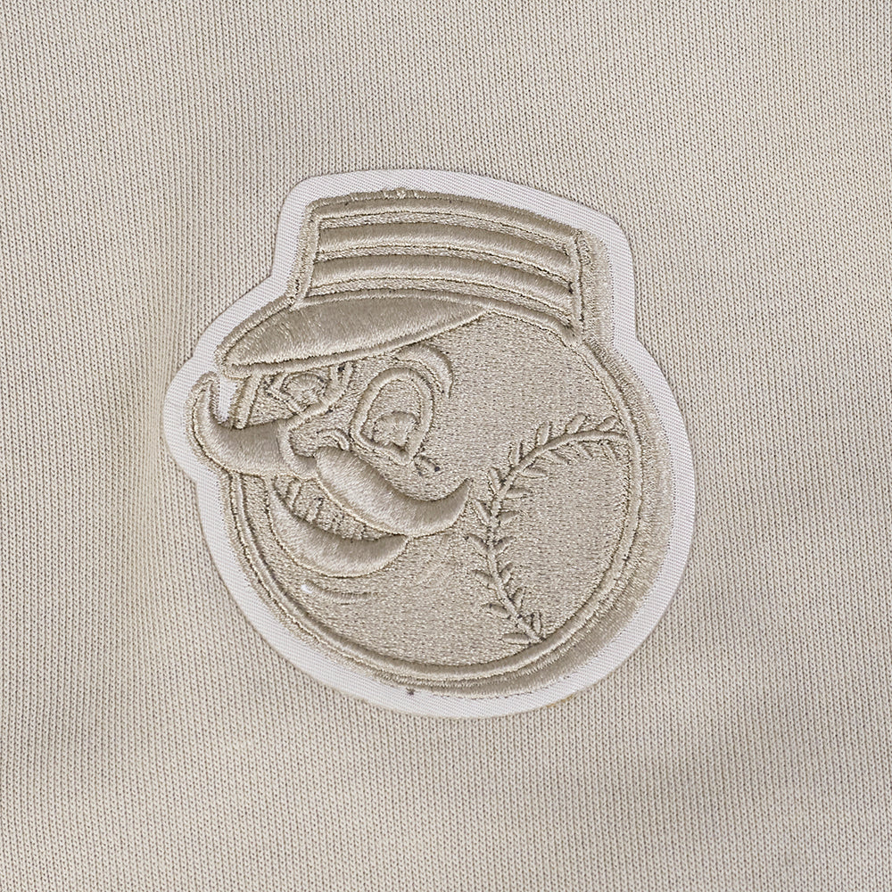 MLB CINCINNATI REDS NEUTRAL CHANDAIL À COL ROND EN MOLLETON (TAUPE)