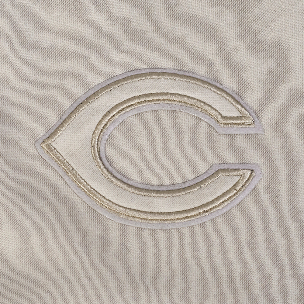 MLB CINCINNATI REDS NEUTRAL CHANDAIL À COL ROND EN MOLLETON (TAUPE)