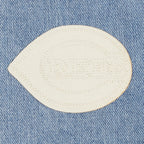 MLB CINCINNATI REDS VARSITY BLUES WOMEN'S DENIM VARSITY JACKET (DENIM/LINEN)