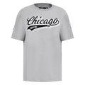 MLB CHICAGO WHITE SOX SCRIPT TAIL MEN'S SJ TOP (HEATHER GREY)