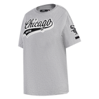 MLB CHICAGO WHITE SOX SCRIPT TAIL MEN'S SJ TOP (HEATHER GREY)