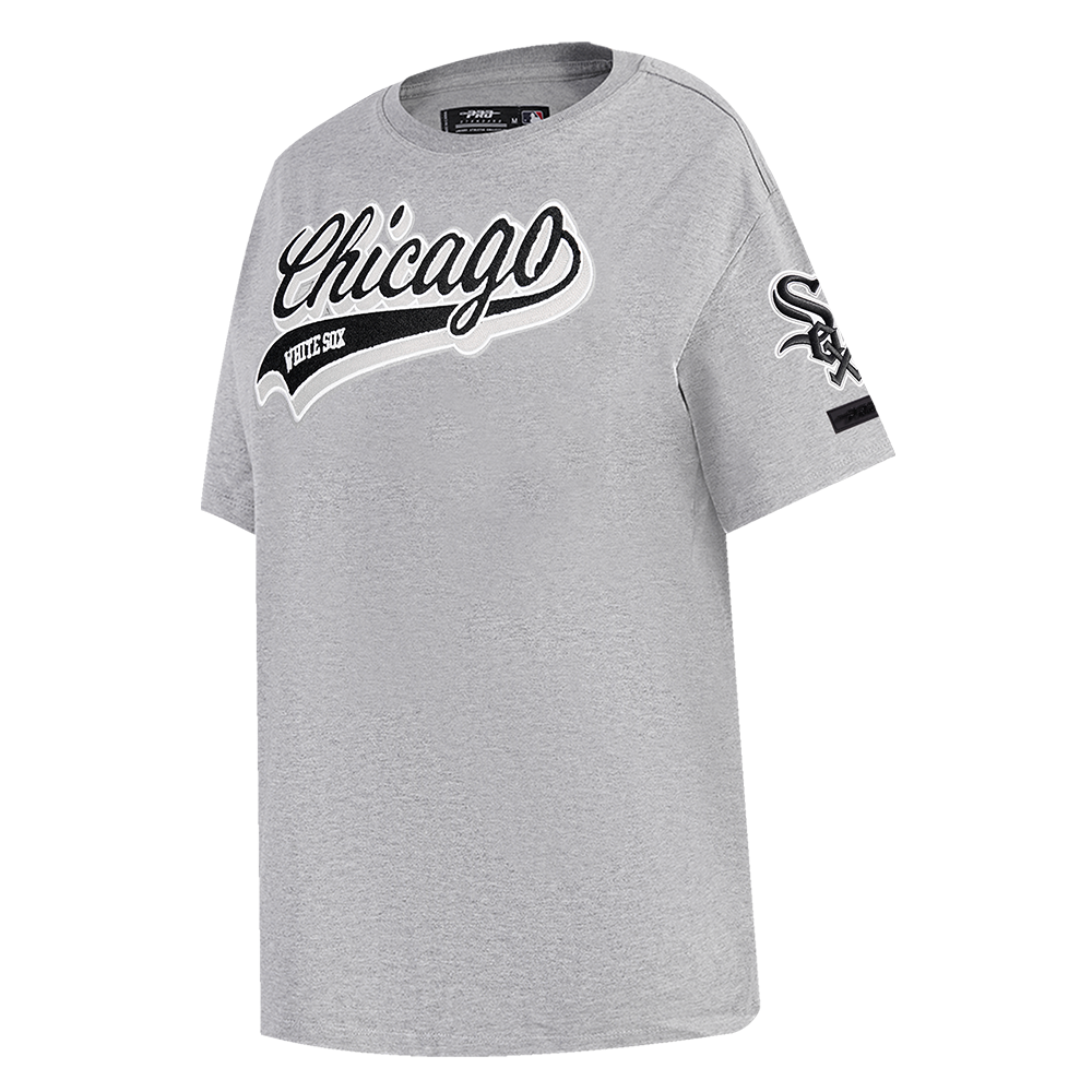 MLB CHICAGO WHITE SOX SCRIPT TAIL MEN'S SJ TOP (HEATHER GREY)