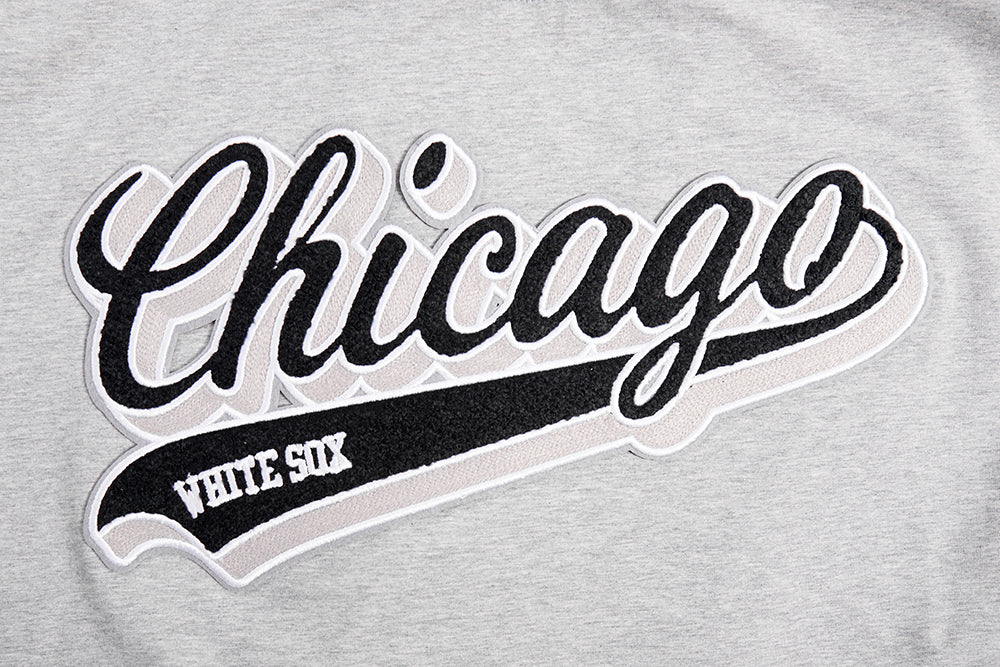 MLB CHICAGO WHITE SOX SCRIPT TAIL MEN'S SJ TOP (HEATHER GREY)