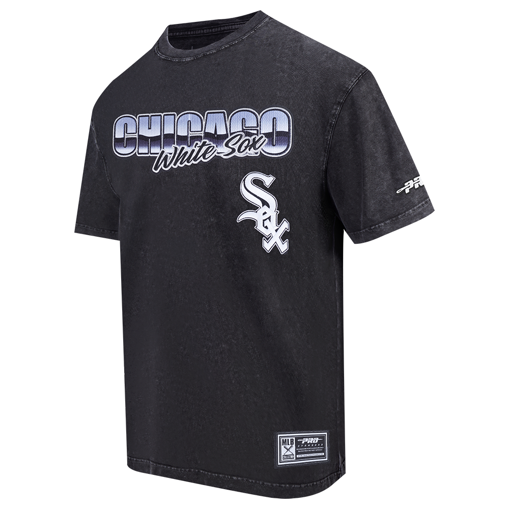 MLB CHICAGO WHITE SOX CHROME MEN'S CJ DROP SHOULDER TOP (WASHED BLACK)