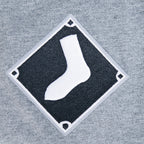 MLB CHICAGO WHITE SOX LIVING LARGE HAUT EN JERSEY DE COTON À ÉPAULES TOMBANTES POUR HOMME (GRIS CHINÉ FONCÉ)