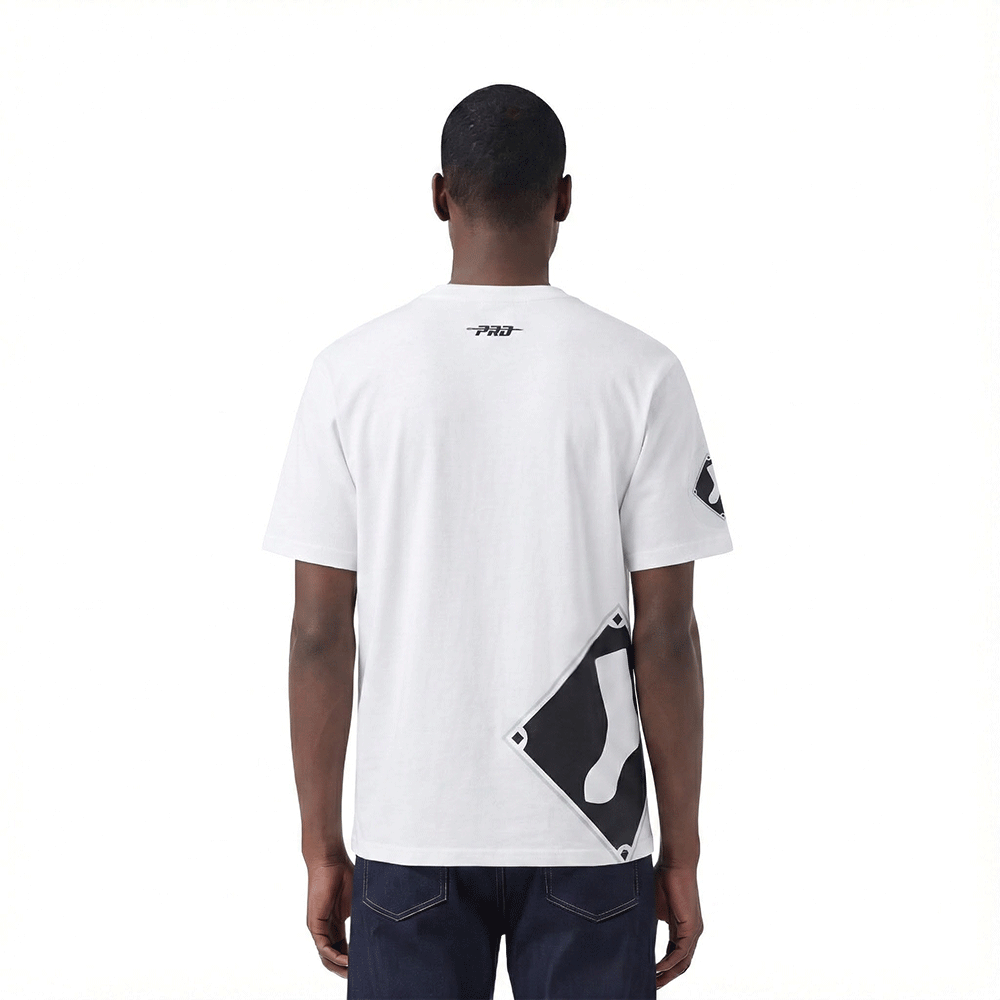 MLB CHICAGO WHITE SOX LIVING LARGE MEN'S CJ DROP SHOULDER TOP (WHITE)