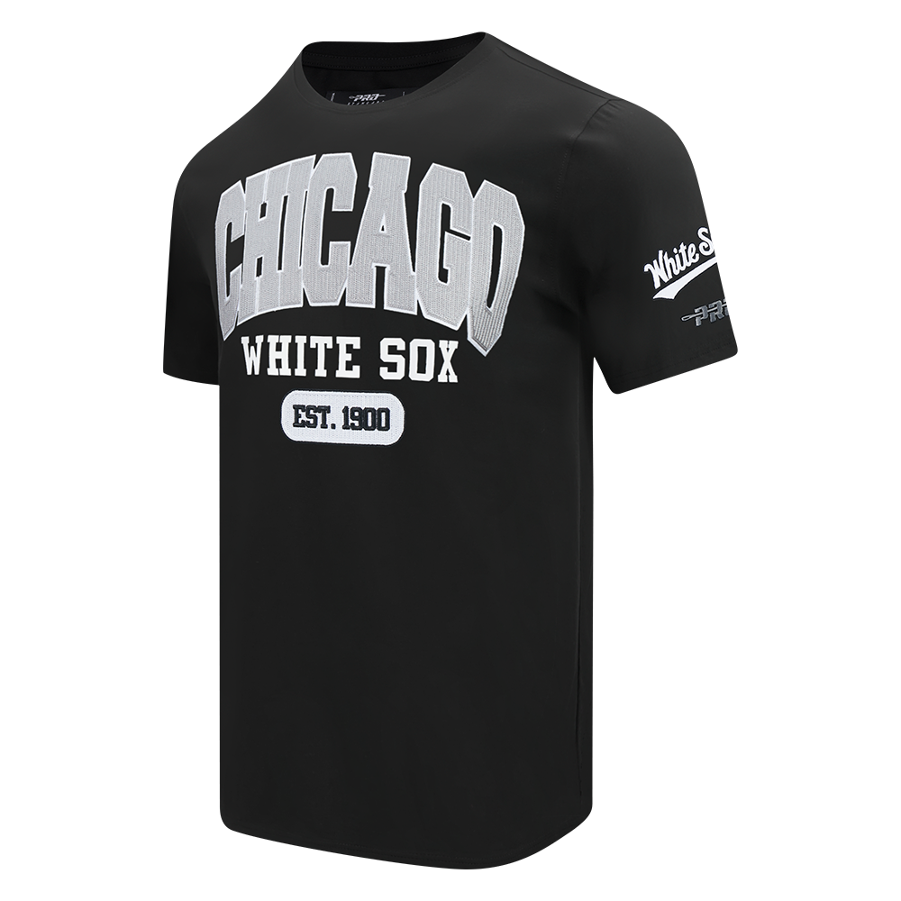 MLB CHICAGO WHITE SOX CITY ARCH HAUT EN JERSEY SIMPLE POUR HOMME (NOIR)