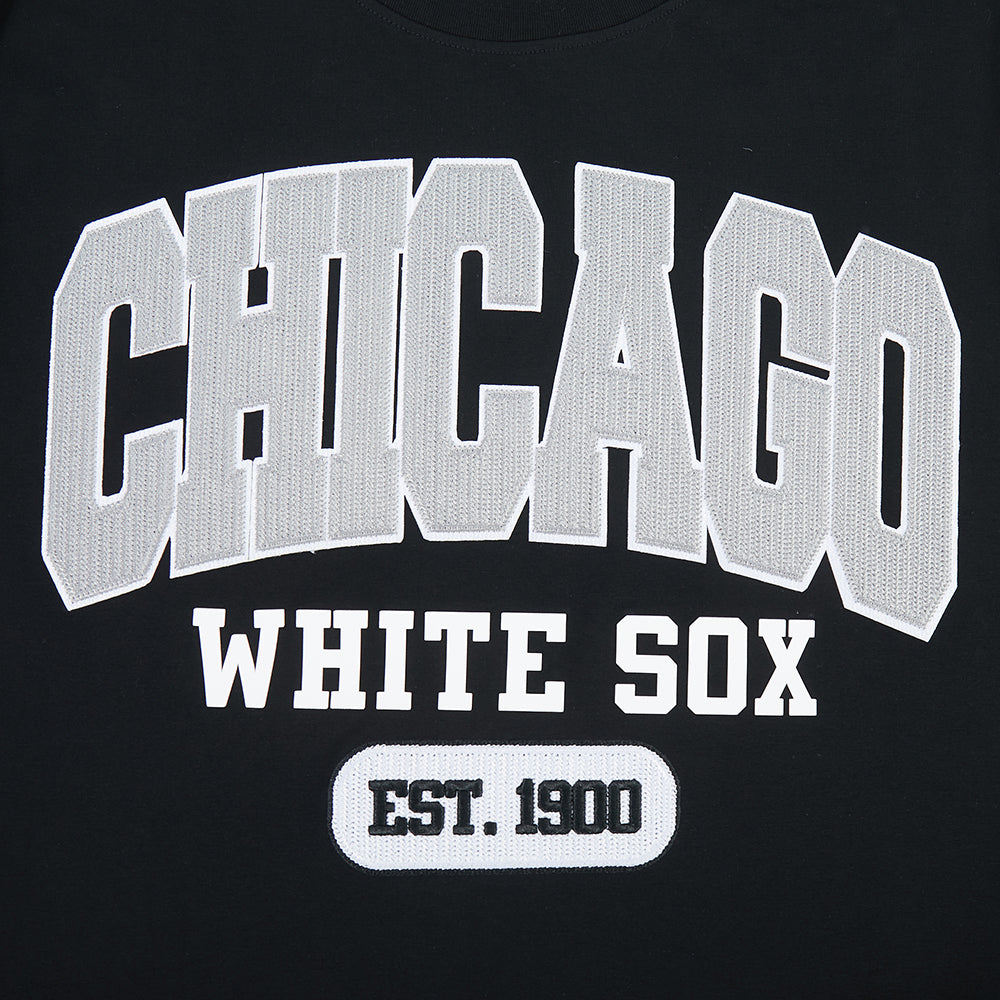 MLB CHICAGO WHITE SOX CITY ARCH HAUT EN JERSEY SIMPLE POUR HOMME (NOIR)