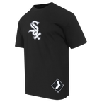 MLB CHICAGO WHITE SOX WINGSPAN HAUT EN JERSEY DE COTON À ÉPAULES TOMBANTES V2 POUR HOMME (NOIR)
