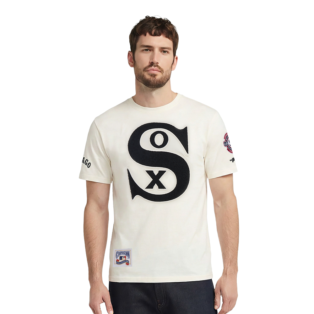 MLB CHICAGO WHITE SOX RETRO CLASSICS HAUT EN JERSEY SIMPLE POUR HOMME (COQUILLE D'ŒUF)